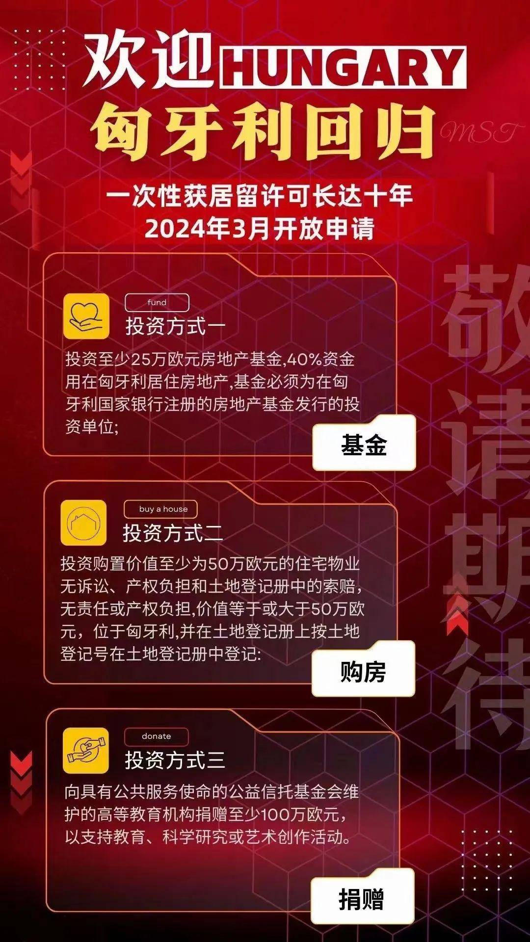 移民欧洲:匈牙利投资移民重启移民欧洲，25万欧起快速移民欧洲！